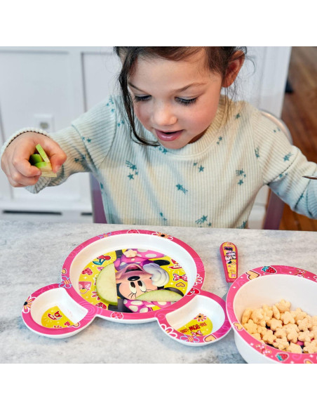 Set de vajilla Minnie Mouse 4 piezas - Apto microondas