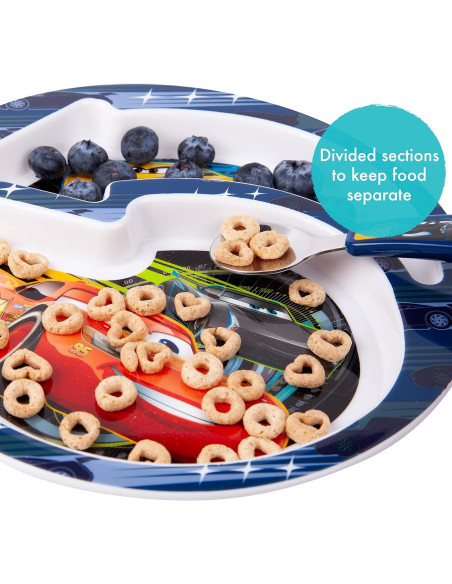 Juego de Vajilla Disney Pixar Cars - 4 Piezas para Niños
