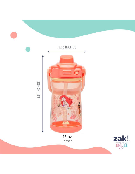 Botella de Agua Infantil Zak Designs Disney Princess 354ml