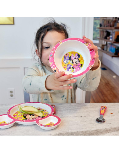 Set de vajilla Minnie Mouse 4 piezas - Apto microondas