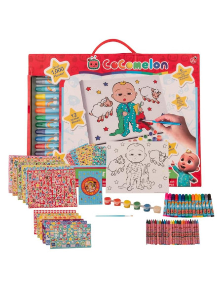 Conjunto de Pintura Cocomelon 1089 Piezas para Niños Conjunto de Pintura Cocomelon 1089 Piezas para Niños