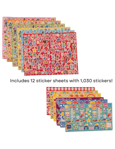 Conjunto de Pintura Cocomelon 1089 Piezas para Niños