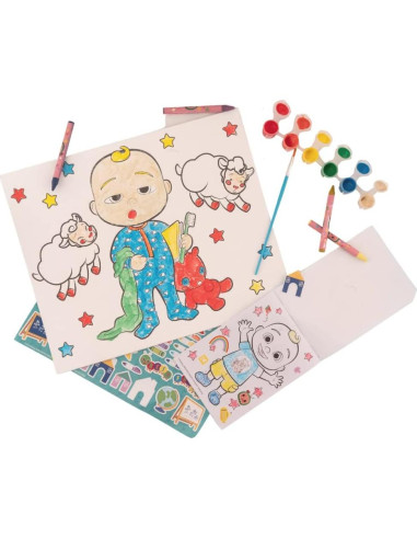Conjunto de Pintura Cocomelon 1089 Piezas para Niños