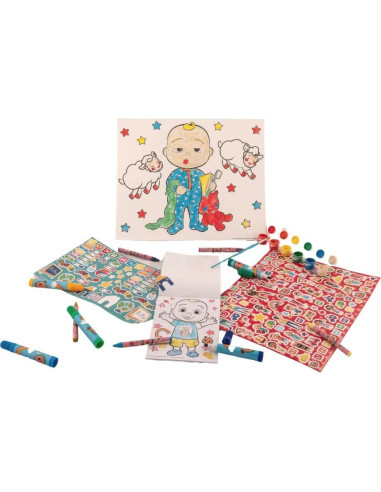 Conjunto de Pintura Cocomelon 1089 Piezas para Niños