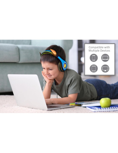 Auriculares Paw Patrol Chase eKids con Volumen Limitado