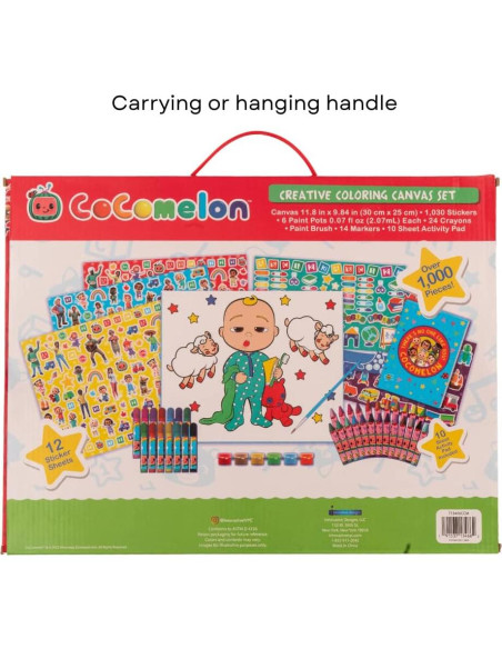 Conjunto de Pintura Cocomelon 1089 Piezas para Niños Conjunto de Pintura Cocomelon 1089 Piezas para Niños