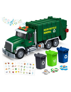 Camión de Basura SpringFlower 38 cm con Sonido y Luz