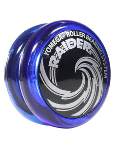 Yoyo Profesional Yomega Raider Azul/Negro con 2 Cuerdas