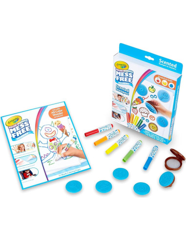 Conjunto de Marcadores y Sellos Aromatizados Crayola 12 Piezas