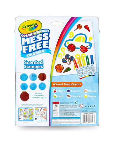 Conjunto de Marcadores y Sellos Aromatizados Crayola 12 Piezas