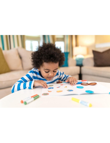 Conjunto de Marcadores y Sellos Aromatizados Crayola 12 Piezas