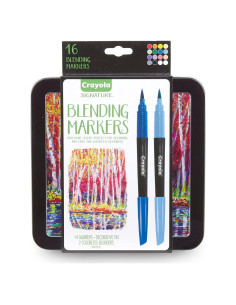 Kit de Marcadores Crayola 14 Colores y 2 Incoloros