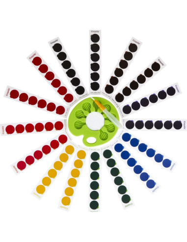 Paleta de Acuarelas Crayola Pop & Pintar, 96 Chips Desechables