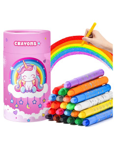 Crayones DreamCandy 24 Colores Lavables para Niños