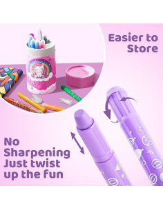 Crayones DreamCandy 24 Colores Lavables para Niños 2