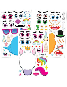 Stickers Animales Mezcla y Combina JOYIN 36 Piezas 2