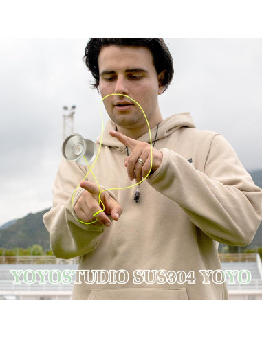 Yoyo Profesional YOYOSTUDIO Acero Inoxidable 304 Gris