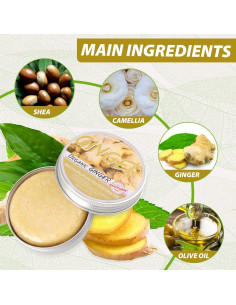 Champú Natural de Jengibre Orgánico 3PCS - Anti Pérdida de Cabello 2