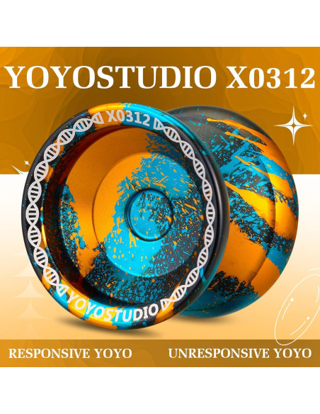 Yoyo Profesional YOYOSTUDIO X0312 con Kit y Cuerdas Yoyo Profesional YOYOSTUDIO X0312 con Kit y Cuerdas