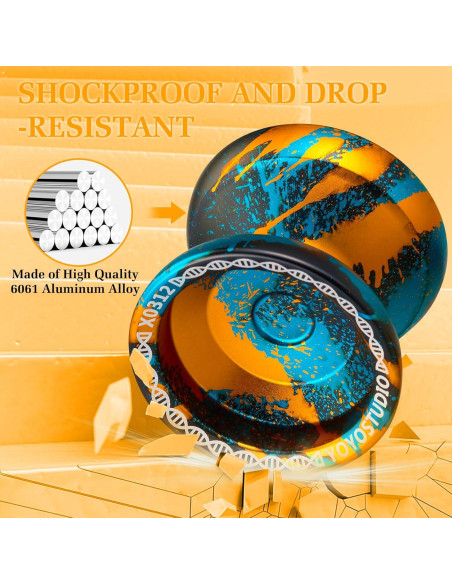 Yoyo Profesional YOYOSTUDIO X0312 con Kit y Cuerdas Yoyo Profesional YOYOSTUDIO X0312 con Kit y Cuerdas