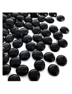 Canicas de vidrio negro FANTIAN 0,45 kg 100 piezas decorativas