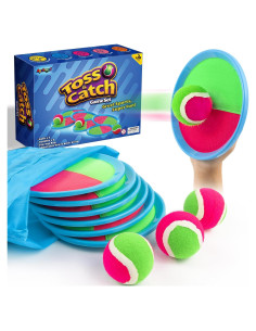 Conjunto de Pelotas y Palas Ayeboovi 6 Palas 3 Pelotas