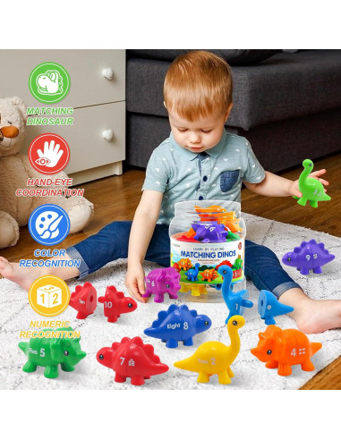 Juguete Montessori Ganaj de Dinosaurios 26 PCS para Niños