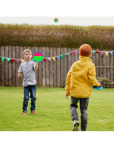 Conjunto de Pelotas y Palas Ayeboovi 6 Palas 3 Pelotas