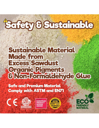 Figuras de Animales de Madera Taksa Toys - Juego de 5