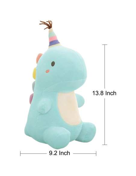 Juguete de Peluche Dinosaurio VHYHCY Azul 35 cm Suave Juguete de Peluche Dinosaurio VHYHCY Azul 35 cm Suave
