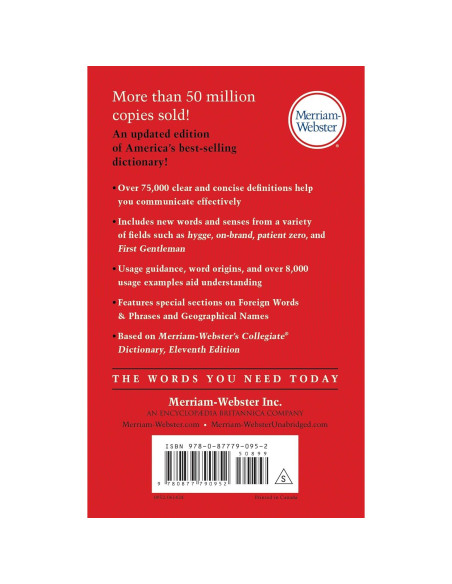 The Merriam-Webster Dictionary - America's Best-Selling Dictionary - Mass Market Paperback