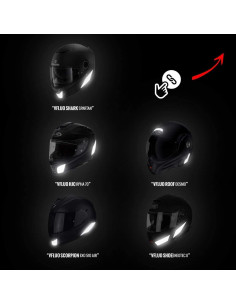 Calcomanías Reflectantes VFLUO para Casco SHOEI NEOTEC II 2