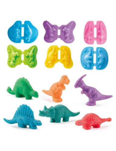 VConejo Juguetes de Masa Colorida Set Dinosaurios 204g