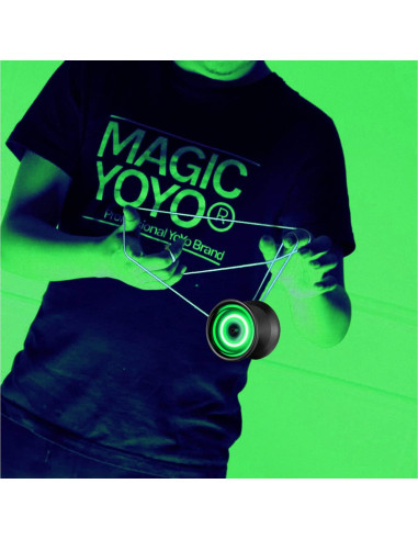 Yoyo Iluminado MAGICYOYO Y02 Profesional con Luz Verde