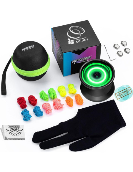 Yoyo Iluminado MAGICYOYO Y02 Profesional con Luz Verde Yoyo Iluminado MAGICYOYO Y02 Profesional con Luz Verde
