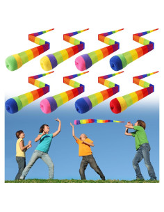 Pelotas de Lanzar y Atrapar Leyndo 8 Pcs Coloridas 65 cm