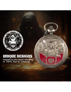 Juego de Dados D&D Banloga 7PCS Metal con Estuche 2