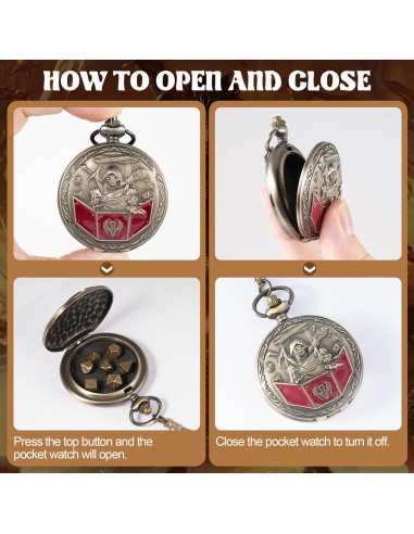 Juego de Dados D&D Banloga 7PCS Metal con Estuche