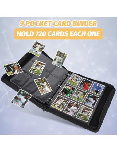 Carpeta de Tarjetas 720 Bolsillos PU NEWBINDER Verde Oscuro