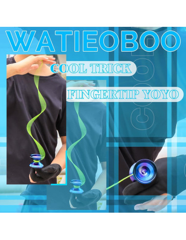Yoyo Profesional WATIEOBOO de Metal para Niños y Adultos