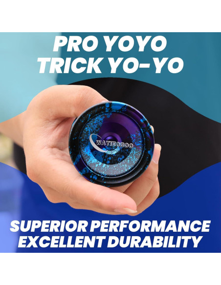 Yoyo Profesional WATIEOBOO de Metal para Niños y Adultos Yoyo Profesional WATIEOBOO de Metal para Niños y Adultos