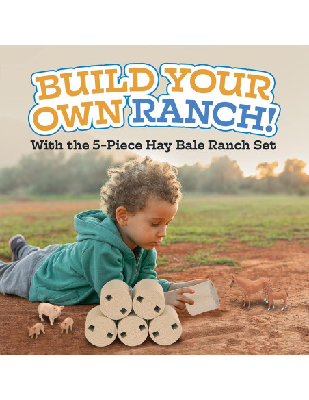 Conjunto de Pacas de Heno 5 Piezas Big Country Toys