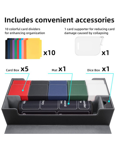 Caja de Deck MTG AFIING 6 en 1 para 2400 Cartas