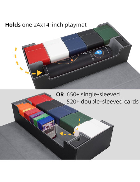 Caja de Deck MTG AFIING 6 en 1 para 2400 Cartas