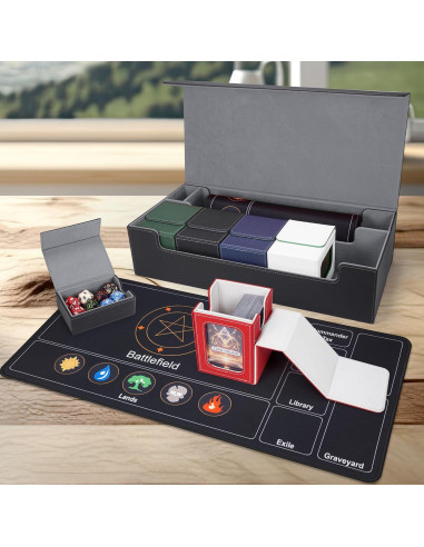 Caja de Deck MTG AFIING 6 en 1 para 2400 Cartas