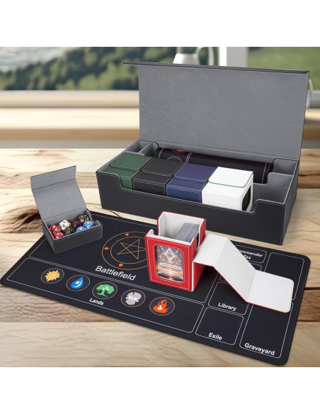 Caja de Deck MTG AFIING 6 en 1 para 2400 Cartas