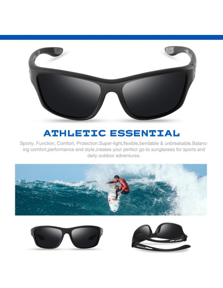 Gafas de Sol Deportivas Suoso Polarizadas UV400 Unisex