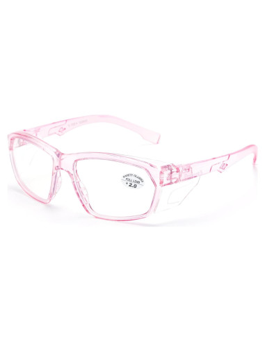 Gafas de Seguridad ProtectX Classic Rosa 2.0 Antirayones