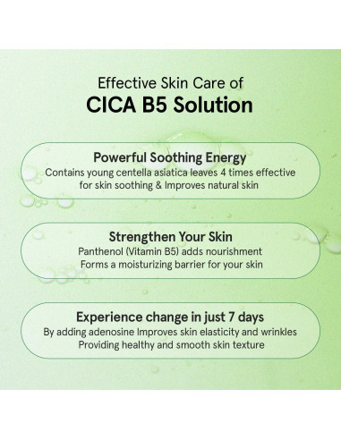 Suero Calmante Cica B5 ONE THING 50ml para Piel Sensible