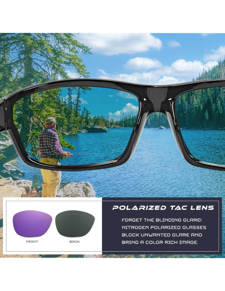 Gafas de sol deportivas Nitrogen polarizadas UV400 unisex Gafas de sol deportivas Nitrogen polarizadas UV400 unisex